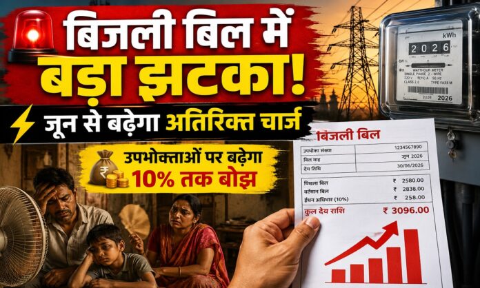 बिजली बिल में बढ़ोतरी को दर्शाता प्रतीकात्मक चित्र