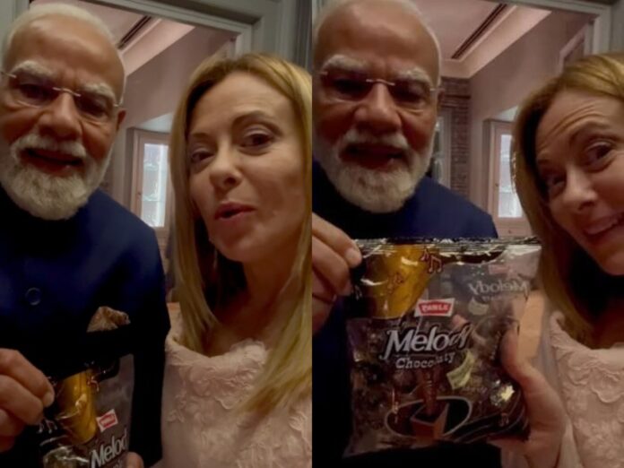 PM मोदी ने जियोर्जिया मेलोनी को दी मेलोडी टॉफी