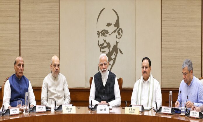 सार्थक पीडीएस योजना को मंजूरी देते प्रधानमंत्री नरेंद्र मोदी की अध्यक्षता में केंद्रीय कैबिनेट बैठक
