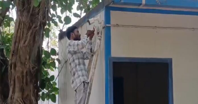 10 सर्कुलर रोड स्थित सरकारी आवास से शिफ्टिंग की तैयारी करती राबड़ी देवी का आवास।