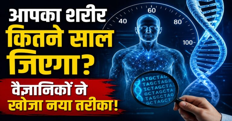 शरीर की जैविक उम्र बताने वाली नई वैज्ञानिक तकनीक का सांकेतिक चित्र