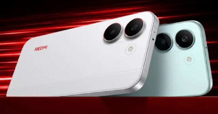 Redmi Turbo 5 स्मार्टफोन लॉन्च के दौरान प्रदर्शित डिवाइस