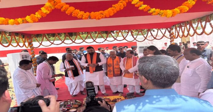 गया के खिजरसराय में 170 करोड़ रुपये के एमएसएमई टेक्नोलॉजी सेंटर का शिलान्यास।