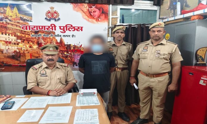 पुलिस हिरासत में वाराणसी फायरिंग मामले में गिरफ्तार आरोपी