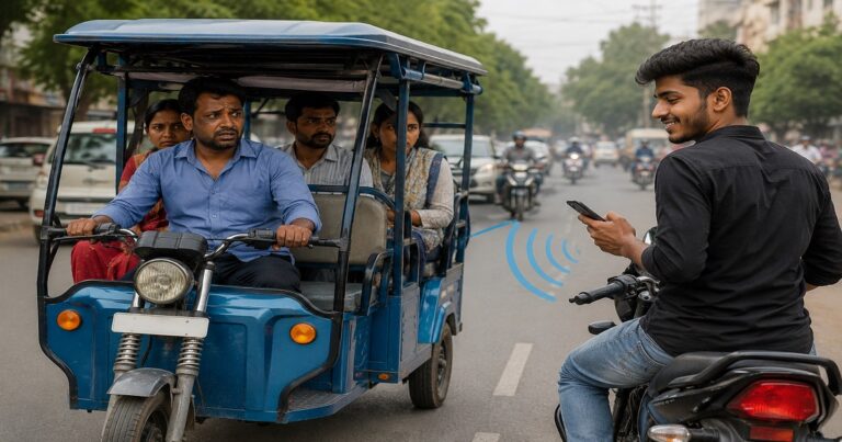 मोबाइल ऐप से ई-रिक्शा बंद करने पर सरकार की कार्रवाई