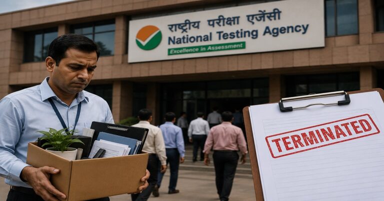 नीट पेपर लीक विवाद के बीच एनटीए में 47 अधिकारियों पर कार्रवाई और पुनर्गठन की तैयारी
