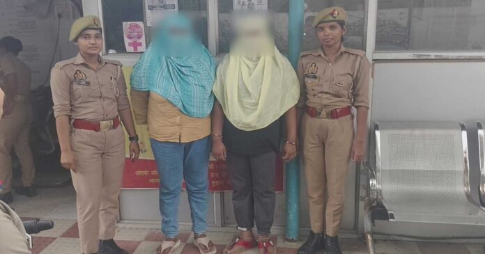 वाराणसी के सिगरा थाना क्षेत्र में पुलिस की कार्रवाई