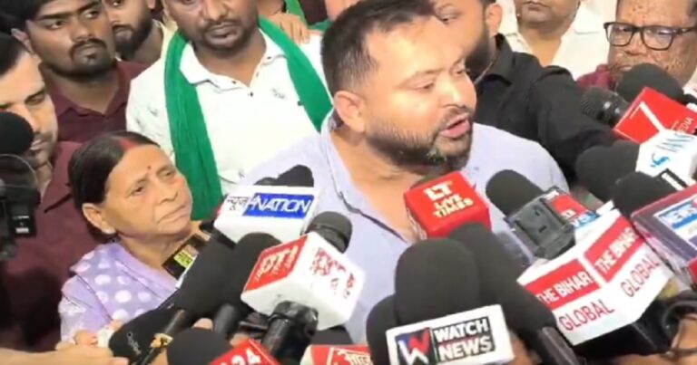 तेजप्रताप यादव की गिरफ्तारी के बाद तेजस्वी यादव की सरकार को चेतावनी