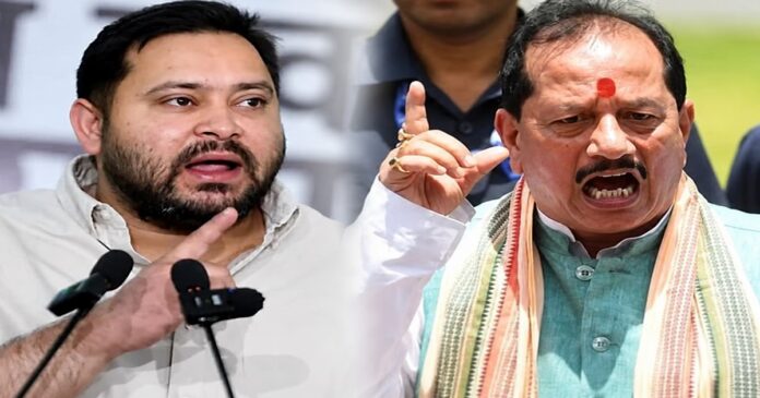 बिहार विधानसभा में तेजस्वी यादव की गैरमौजूदगी पर विजय कुमार सिन्हा ने उठाए सवाल