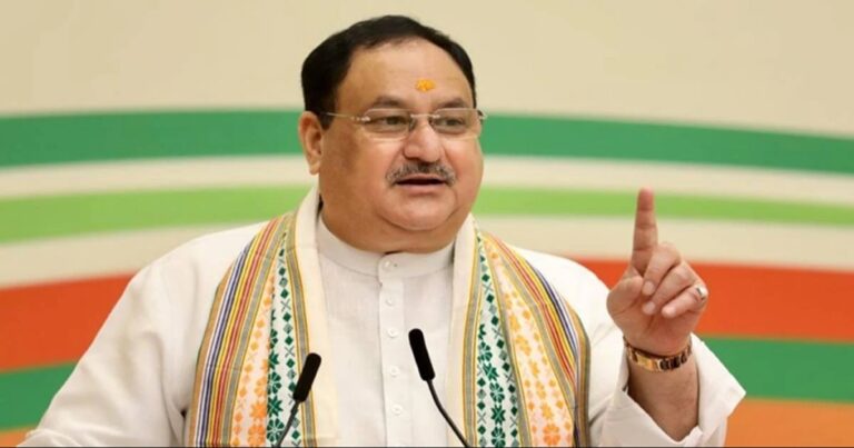 राहुल गांधी के धरने पर जेपी नड्डा का हमला
