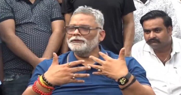 पप्पू यादव की प्रेस कॉन्फ्रेंस में हंगामा और कथित हमले की घटना