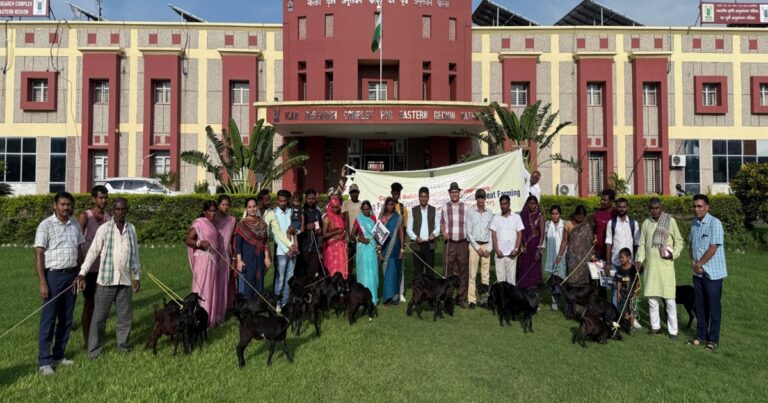गया के 16 किसानों को वैज्ञानिक बकरी पालन की ट्रेनिंग, 24 बकरियां भी बांटी गईं
