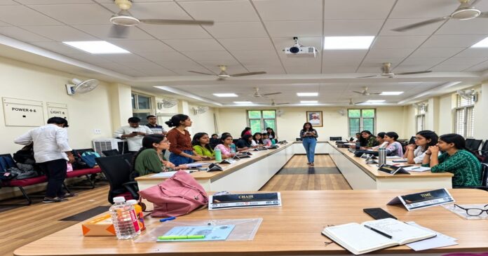 BHU National Youth Parliament 5.0 practice session