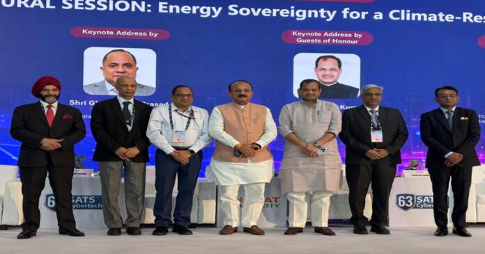 नई दिल्ली में भारत इलेक्ट्रिसिटी 2026 के उद्घाटन सत्र में बिहार के ऊर्जा मंत्री शैलेश कुमार।
