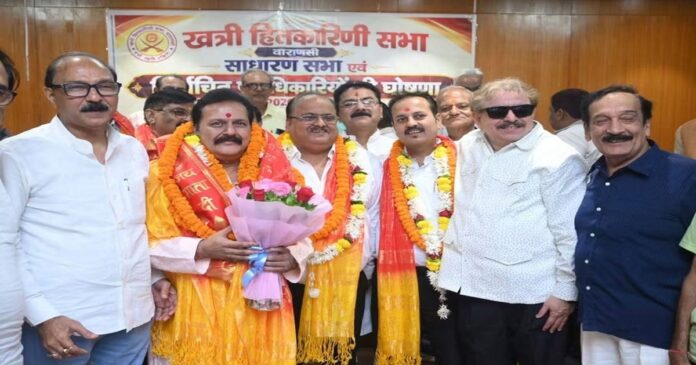 खत्री हितकारिणी सभा वाराणसी के निर्विरोध निर्वाचित अध्यक्ष सुनील मेहरोत्रा।
